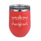 Mother's Day Stainless Wine Tumblers - Coral - Single Sided - Front