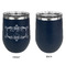 Mother's Day Stainless Wine Tumblers - Navy - Single Sided - Approval