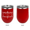 Mother's Day Stainless Wine Tumblers - Red - Single Sided - Approval