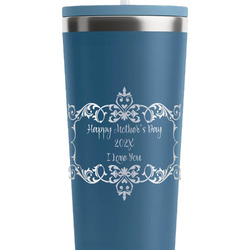 Mother's Day RTIC Everyday Tumbler with Straw - 28oz - Steel Blue - Double-Sided