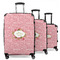 Mother's Day 3 Piece Luggage Set - 20" Carry On, 24" Medium Checked, 28" Large Checked