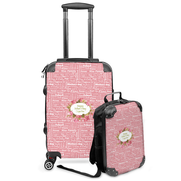Custom Mother's Day Kids 2-Piece Luggage Set - Suitcase & Backpack