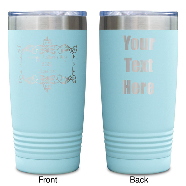 Mother's Day Teal Polar Camel Tumbler - 20oz -Double Sided - Approval