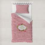 Mother's Day Toddler Bedding Set - With Pillowcase