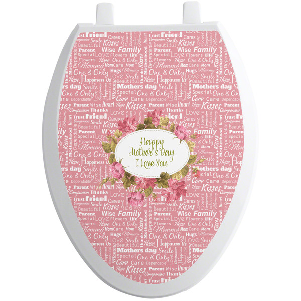Mother's Day Toilet Seat Decal Elongated