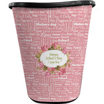 Mother's Day Waste Basket - Double Sided (Black)
