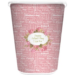 Mother's Day Waste Basket - Single Sided (White)