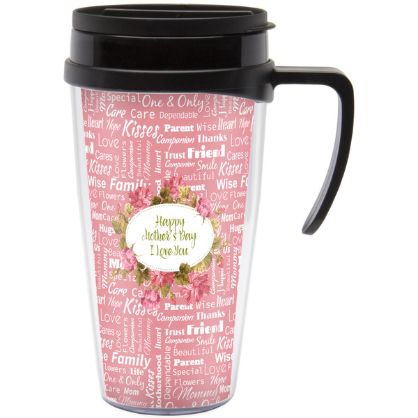 Custom Mother's Day Acrylic Travel Mug with Handle
