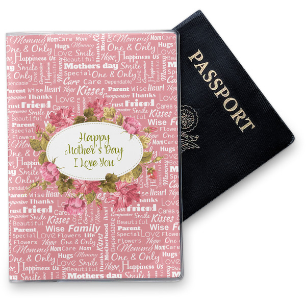 Custom Mother's Day Vinyl Passport Holder
