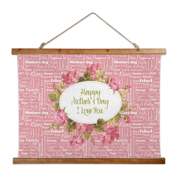 Custom Mother's Day Wall Hanging Tapestry - Wide