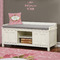 Mother's Day Wall Name Decal Above Storage bench