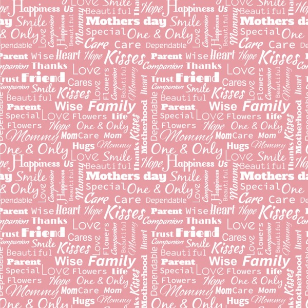 Custom Mother's Day Wallpaper & Surface Covering (Peel & Stick 24"x 24" Sample)