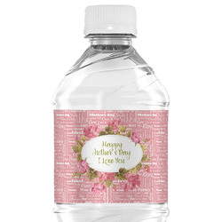 Mother's Day Water Bottle Labels - Custom Sized
