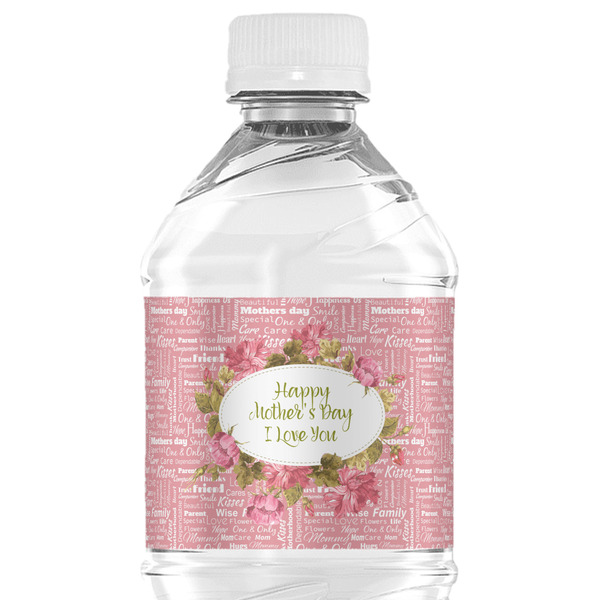 Custom Mother's Day Water Bottle Labels - Custom Sized