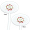 Mother's Day White Plastic 7" Stir Stick - Double Sided - Oval - Front & Back