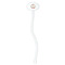Mother's Day White Plastic 7" Stir Stick - Oval - Single Stick