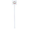 Mother's Day White Plastic Stir Stick - Double Sided - Square - Single Stick