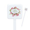 Mother's Day Square Plastic Stir Sticks - Single Sided