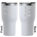 Mother's Day RTIC Tumbler - White - Engraved Front & Back