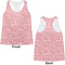 Mother's Day Womens Racerback Tank Tops - Medium - Front and Back