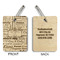 Mother's Day Wood Luggage Tags - Rectangle - Approval