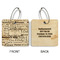 Mother's Day Wood Luggage Tags - Square - Approval