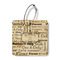 Mother's Day Wood Luggage Tags - Square - Front/Main