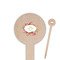 Mother's Day Wooden 6" Food Pick - Round - Closeup