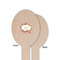 Mother's Day Wooden Food Pick - Oval - Single Sided - Front & Back
