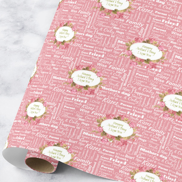 Custom Mother's Day Wrapping Paper Roll - Large