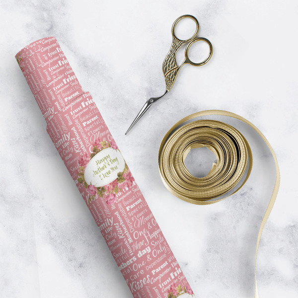 Mother's Day Wrapping Paper Roll - Matte - In Context