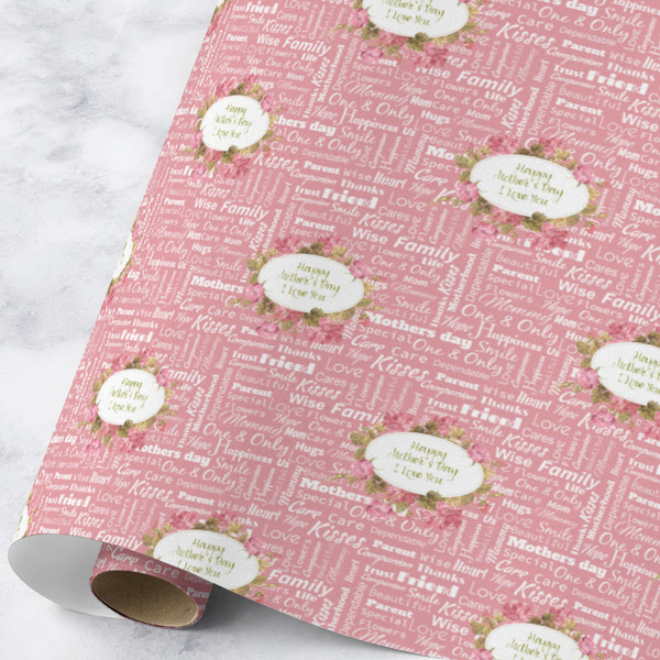 Custom Mother's Day Wrapping Paper Roll - Large - Matte
