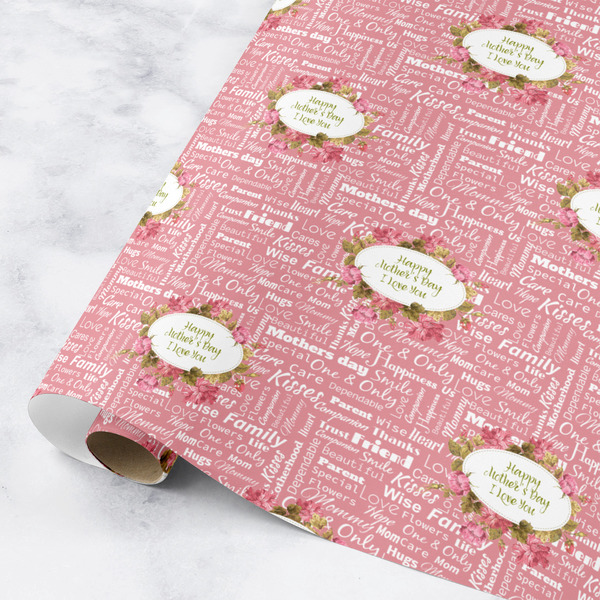Custom Mother's Day Wrapping Paper Roll - Medium