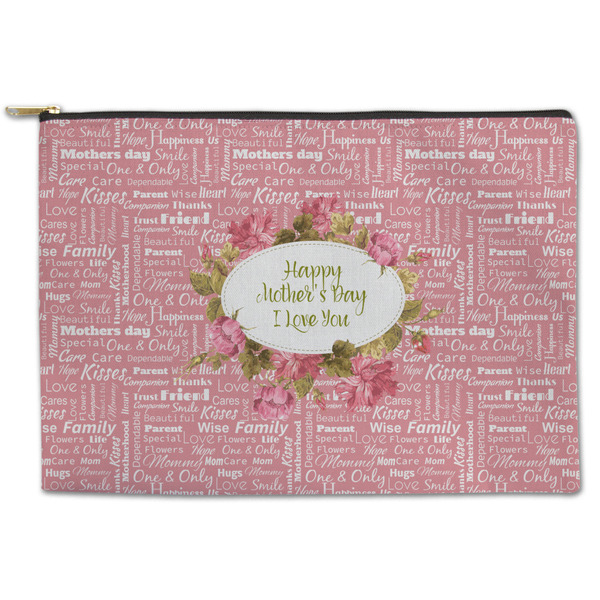 Custom Mother's Day Zipper Pouch - Large - 12.5"x8.5"