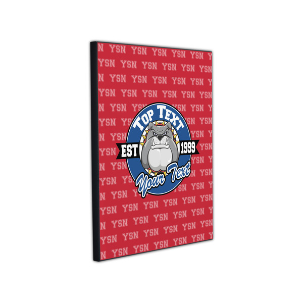 School Mascot 11x14 Wood Print - Angle View