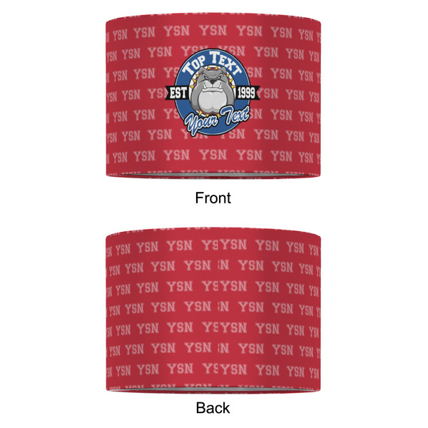 School Mascot 12" Drum Lampshade - APPROVAL (Fabric)