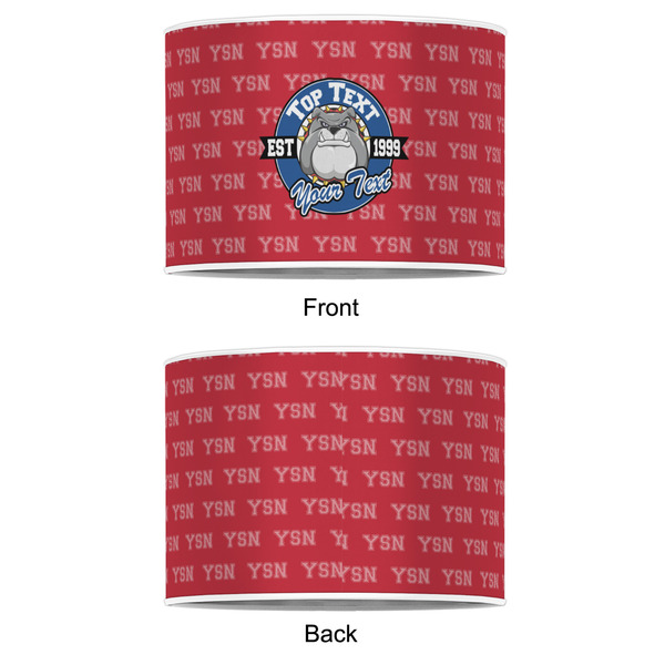 School Mascot 12" Drum Lampshade - APPROVAL (Poly Film)