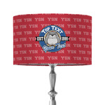 School Mascot 12" Drum Lamp Shade - Fabric (Personalized)
