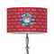 School Mascot 12" Drum Lampshade - ON STAND (Poly Film)