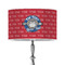 School Mascot 12" Drum Lamp Shade - Poly-film (Personalized)