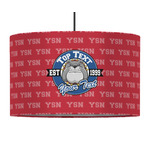 School Mascot 12" Drum Pendant Lamp - Fabric (Personalized)