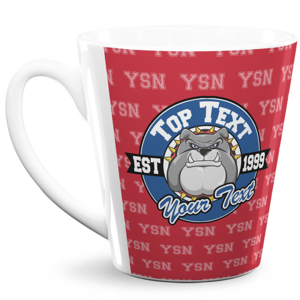 Custom School Mascot 12 Oz Latte Mug (Personalized)