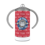 School Mascot 12 oz Stainless Steel Sippy Cup (Personalized)
