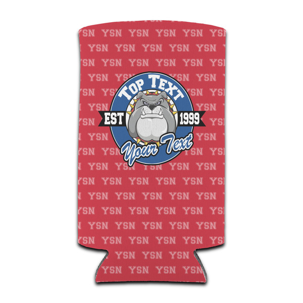Custom School Mascot Can Cooler (tall 12 oz) (Personalized)