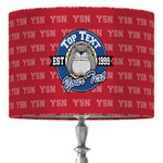 School Mascot 16" Drum Lamp Shade - Fabric (Personalized)