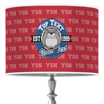 School Mascot 16" Drum Lamp Shade - Poly-film (Personalized)