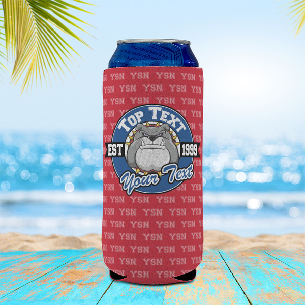 School Mascot 16oz Can Sleeve - LIFESTYLE