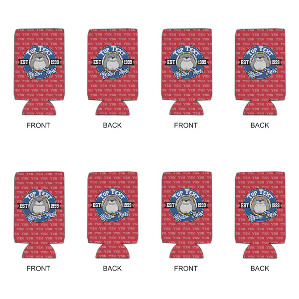 School Mascot 16oz Can Sleeve - Set of 4 - APPROVAL