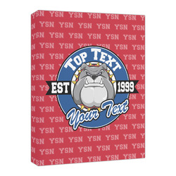 School Mascot Canvas Print - 16x20 (Personalized)