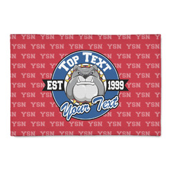 School Mascot 2' x 3' Indoor Area Rug (Personalized)